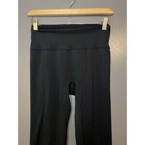 Level Leggings Womens Medium Black High Rise Yoga Athletic Polyester Spandex